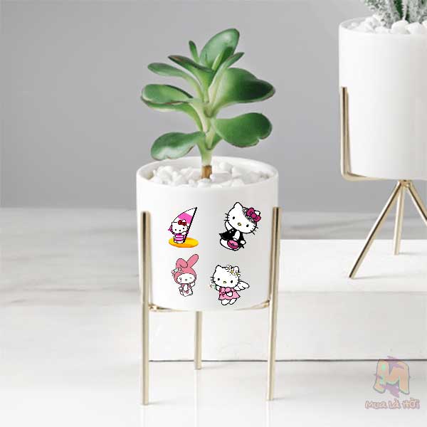 Miếng Dán Stickers chủ đề Hello Kitty