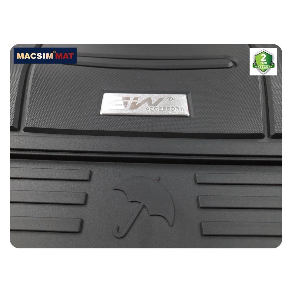 Thảm lót cốp xe ô tô Audi Q3 2019+ nhãn hiệu Macsim 3W chất liệu TPE cao cấp màu đen