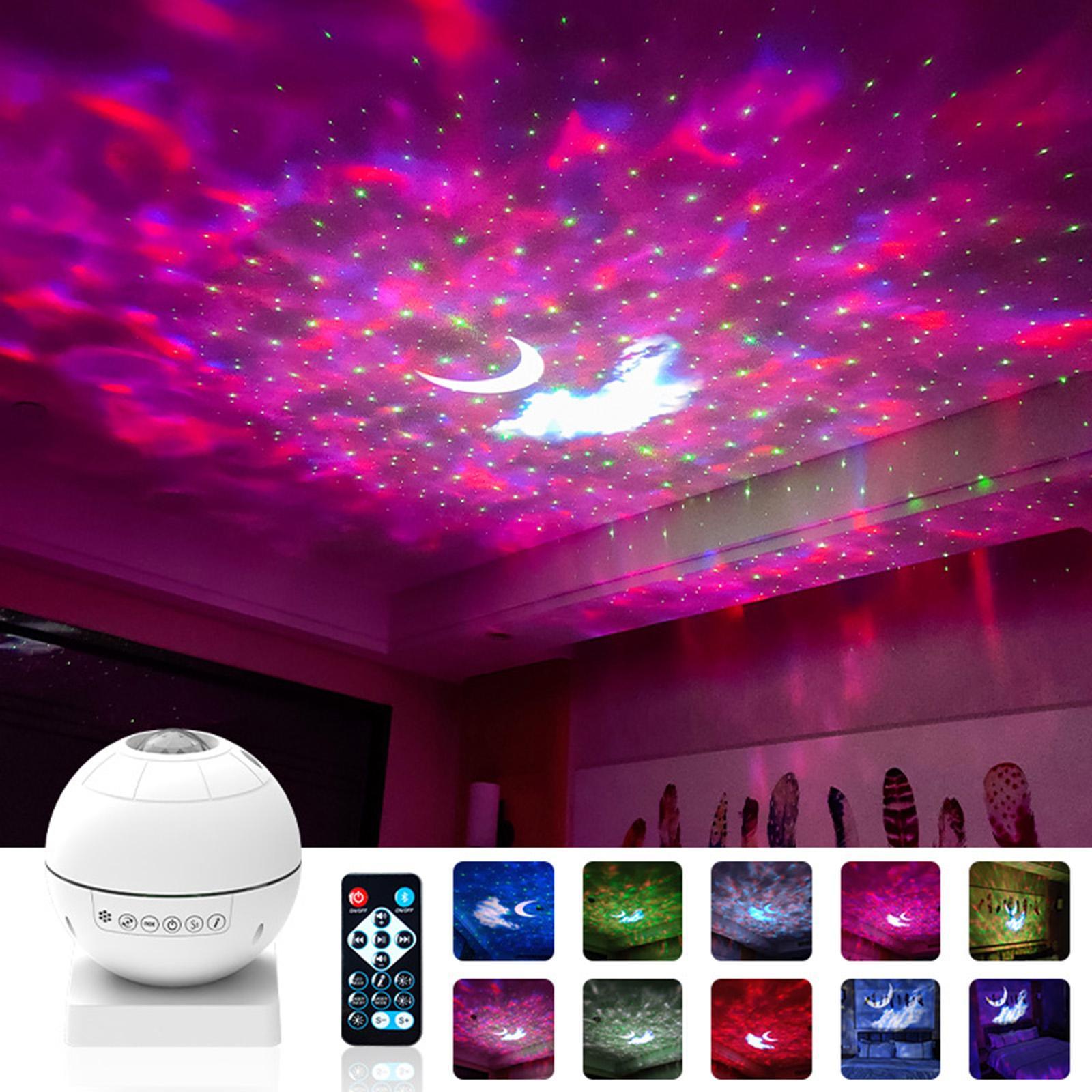 Galaxy Projector LED Bluetooth Music Speaker Sky Projection Room Kid Decor