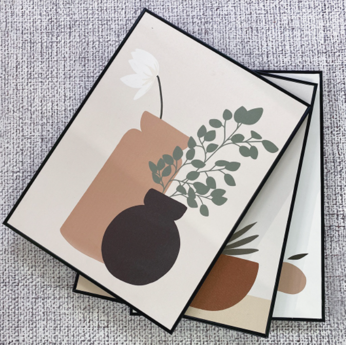 Tranh Phong Cách Phương Đông Xưa - Tranh Treo Tường Hoa Dưới Bóng Trăng Tuyệt Đẹp