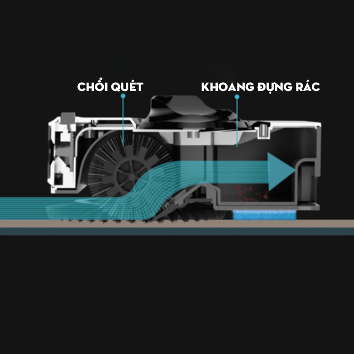 Máy lau nhà kiêm hút bụi thông minh XBL ( Mầu ngẫu nhiên )