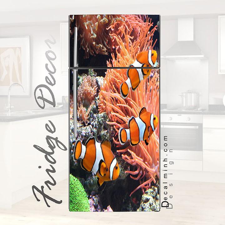 Decal Trang Trí Tủ Lạnh Chống Nước