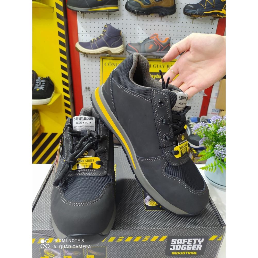 [Hàng Chính Hãng] Giày Bảo Hộ Safety Jogger Turbo Chất Da Thật, Đế PU Chống Đâm Xuyên, Chống Va Đập, Chống Trơn Trượt