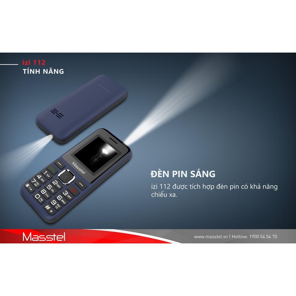 Điện thoại Masstel Izi 112 2 sim 2 sóng - Hàng chính hãng