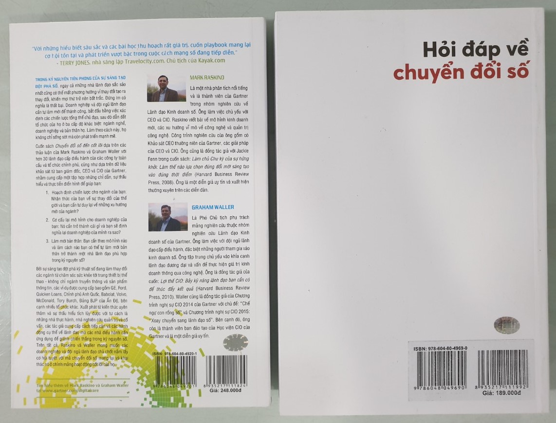 Combo sách Hỏi Đáp Về Chuyển Đổi Số + Chuyển Đổi Số Đến Cốt Lõi - Nâng Tầm Năng Lực Lãnh Đạo Cho Ngành Nghề , Doanh Nghiệp Và Chính Bản Thân Bạn