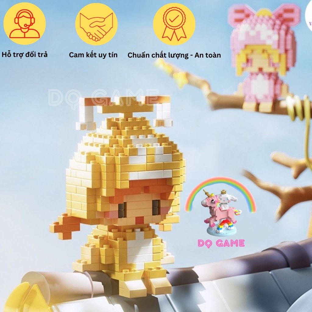 Mô Hình Lắp Ráp Có Đèn Led Mô Hình Lắp 3D Nhiều Nhân Vật Cung Hoàng Đạo Đáng Yêu Cho Bé - Mây Shop