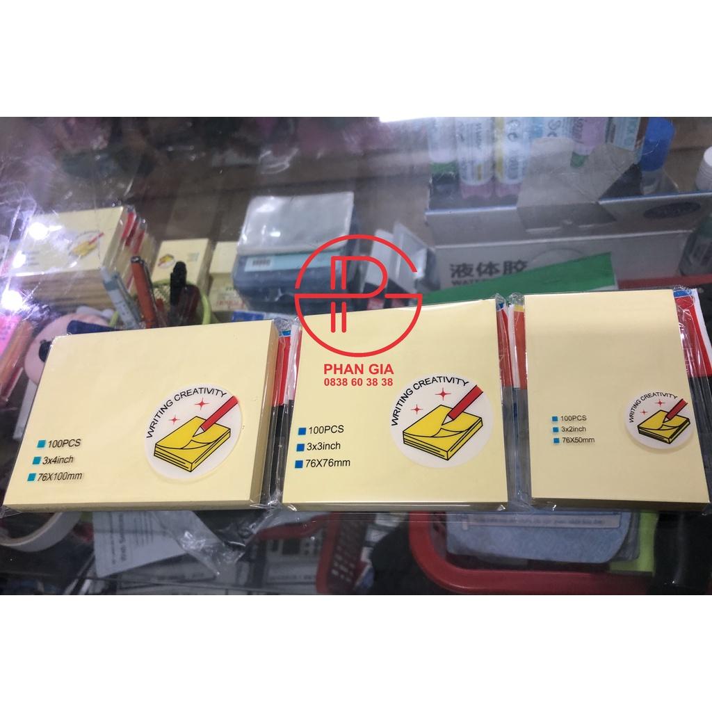 Giấy Note Ghi Chú - Sticky Note Màu Vàng đủ kích cỡ (2x3/ 3x3/ 3x4/ 3x5)