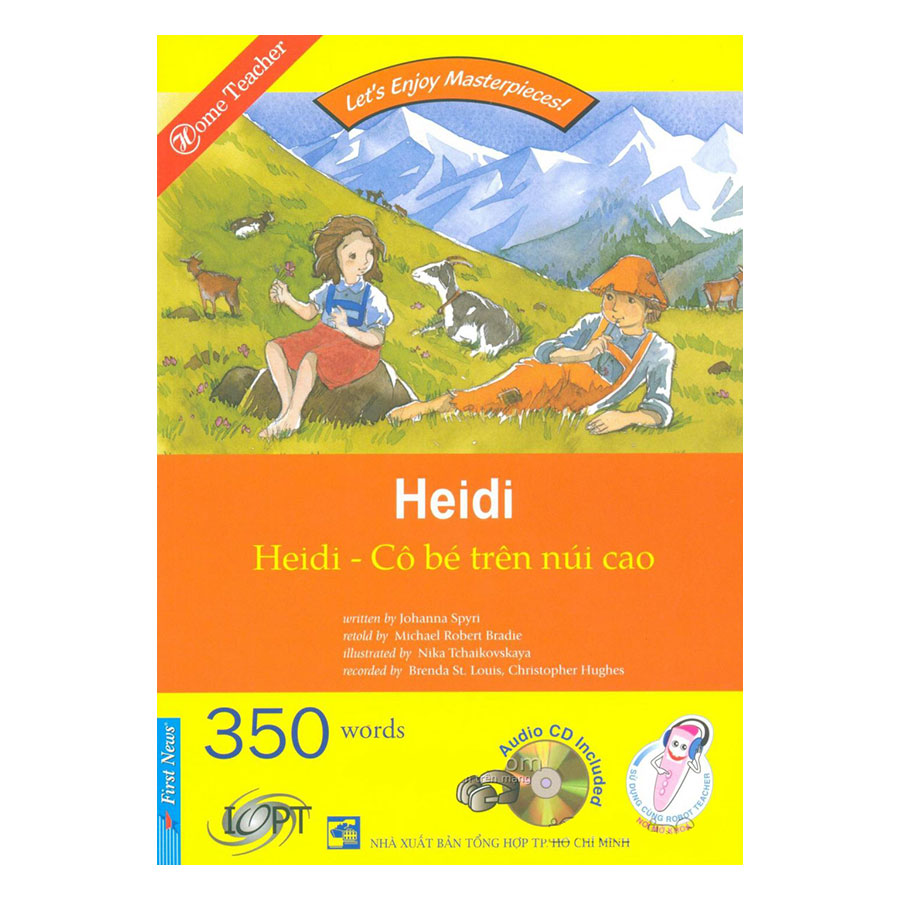 Happy Reader - Heidi Cô Bé Trên Núi Cao (Kèm 01 CD)