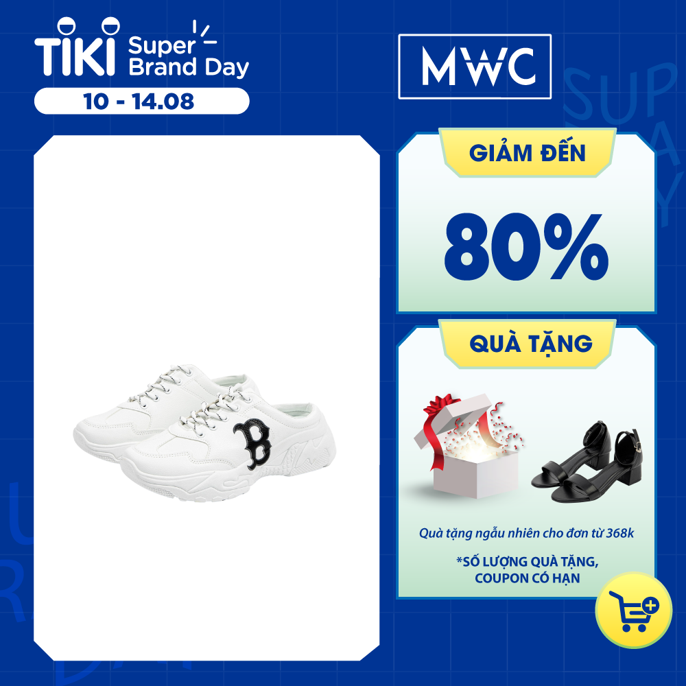 Giày Sục Thể Thao Nam Thời Trang MWC Sục Da Đế Cao Chữ B cá Tính Năng Động NATT - 5348