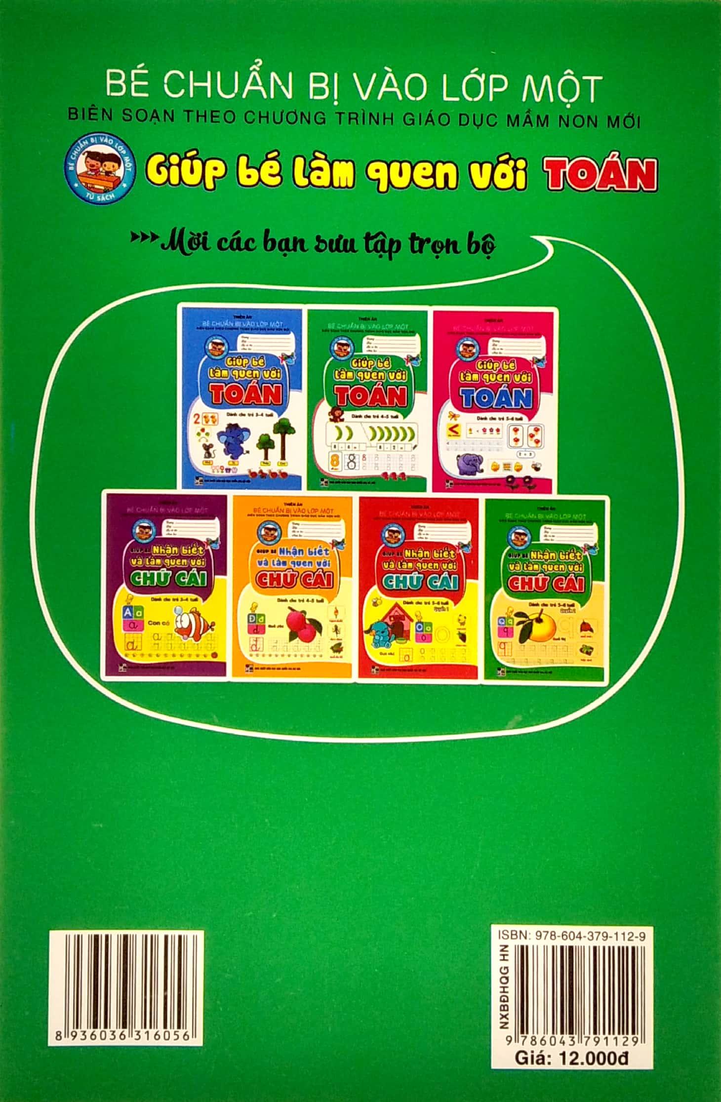 Bé Chuẩn Bị Vào Lớp 1 - Giúp Bé Làm Quen Với Toán