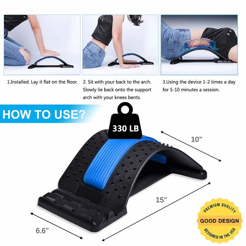 Thi mát thắt lưng thắt lưng, châm cứu thắt lưng cột sống cột sống cột sống thắt lưng kéo dài thắt lưng cột sống thắt lưng Color: Acupuncture pink