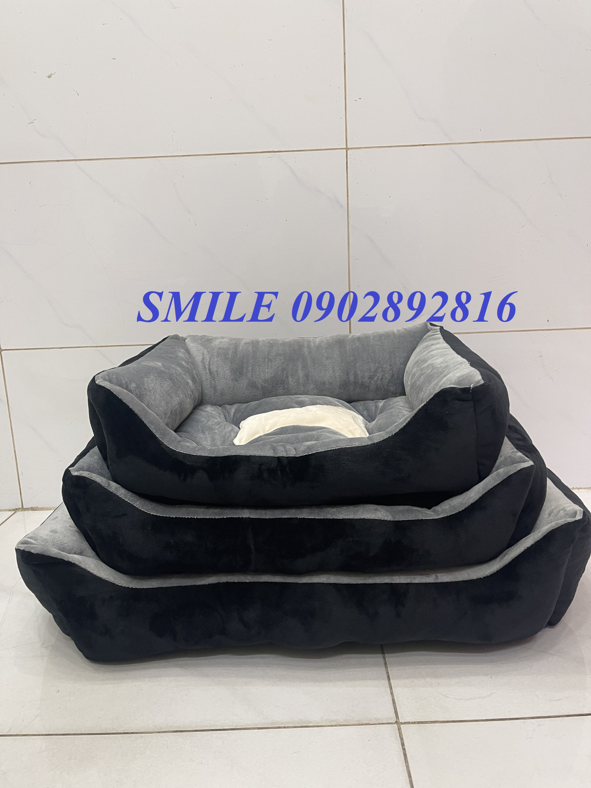 Nệm chữ nhật cho chó mèo ,ổ đệm nằm cao cấp cho chó mèo đủ size