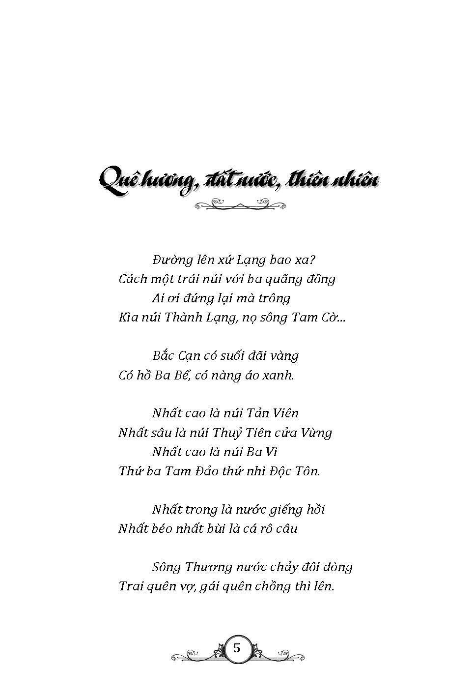 Ca Dao Việt Nam Tuyển Chọn