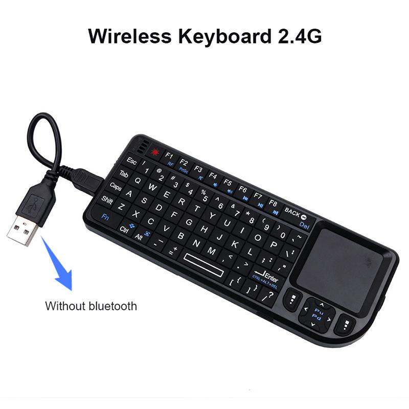 Mini 2.4G RF Bàn Phím Không Dây 3 Trong 1 Bàn Phím Mới Có Bàn Di Chuột Mouse Thích Hợp Cho Máy Tính Xách Tay Thông Minh Truyền Hình hộp