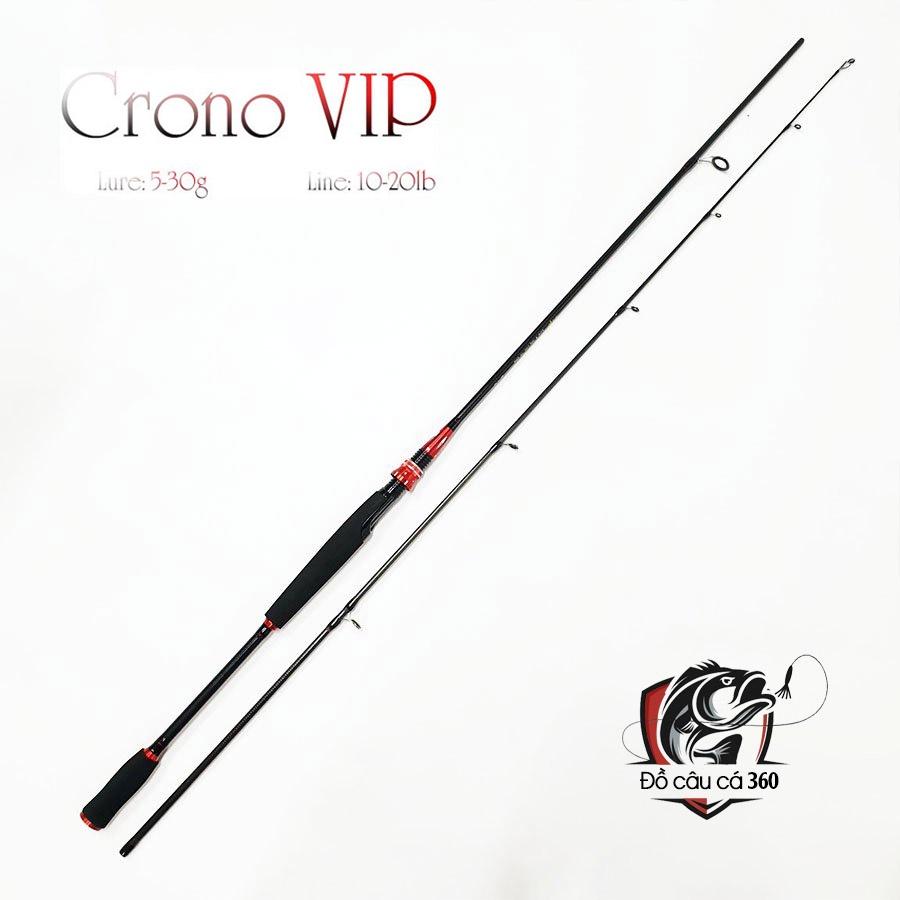 Cần Câu Lure Máy Ngang Và Máy Đứng Crono VIP Cần Câu Cá Carbon Cao Cấp Mẫu Mới Nhất