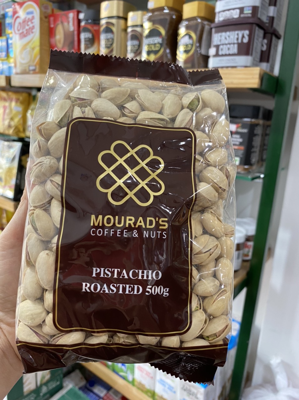 Hạt Dẻ Cười Pistachio Mourad's Coffee &amp; Nuts Gói 500g