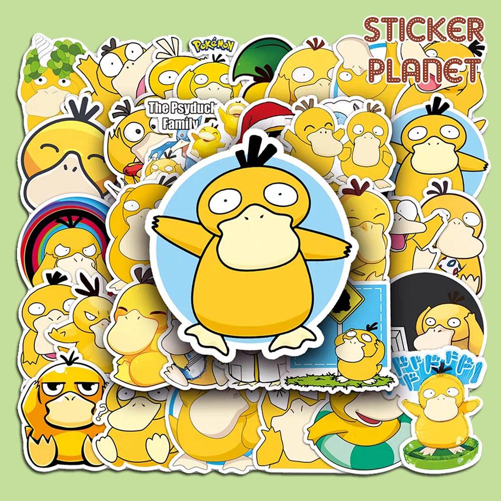 Sticker The spyduck family vịt vàng dễ thường chống thấm nước trang trí mũ bảo hiểm, laptop