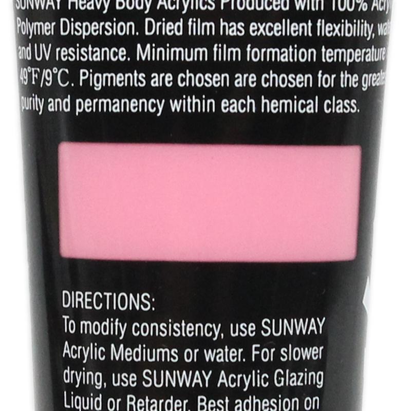 Tuýp Màu Vẽ Acrylic 75 ml - Sunway No.306 - Brilliant Pink