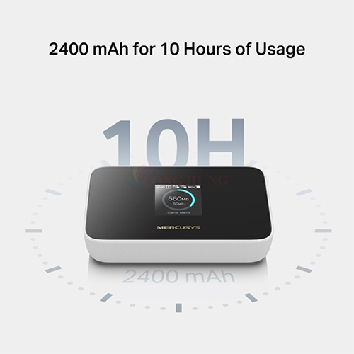 Bộ mở rộng sóng Wifi 6 4G LTE Mercusys dành cho Mobile Wifi MT115 - Hàng chính hãng