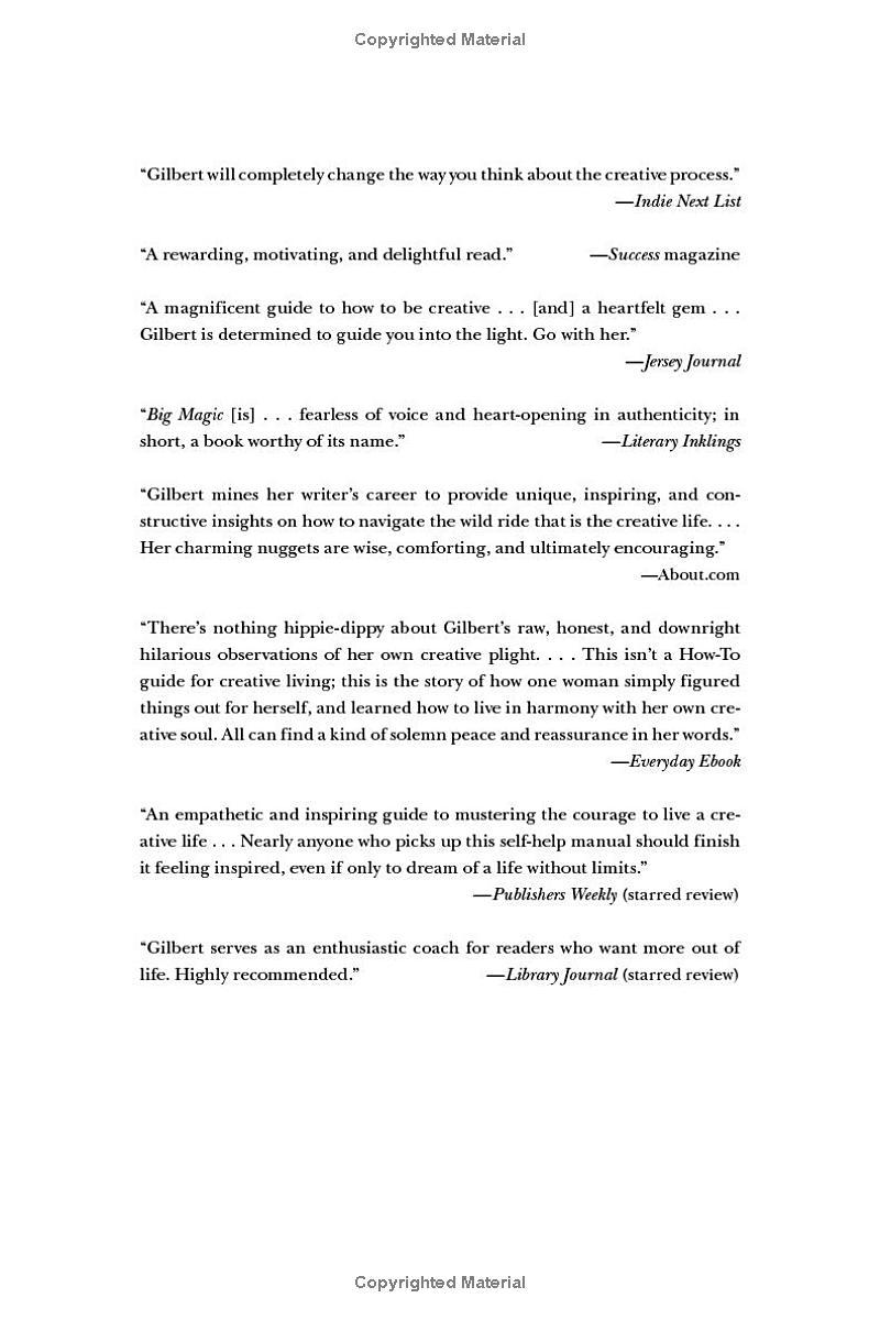 Sách ngoại văn: Big Magic