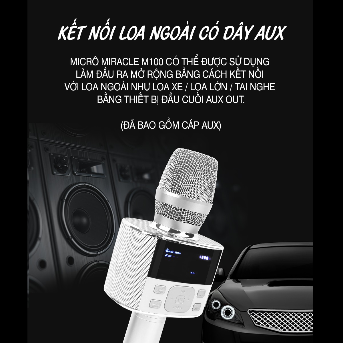 Micro karaoke bluetooth Miracle M100