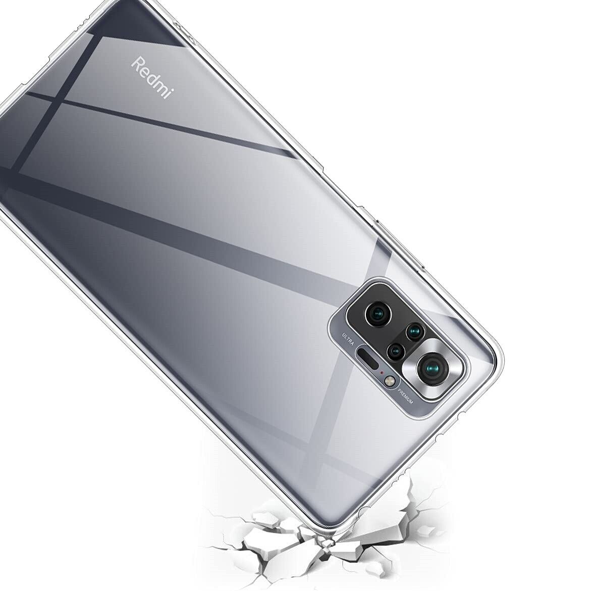 Ốp lưng silicon dẻo cho Redmi Note 10 Pro 4G hiệu Ultra Thin trong suốt mỏng 0.6mm độ trong tuyệt đối chống trầy xước - Hàng nhập khẩu