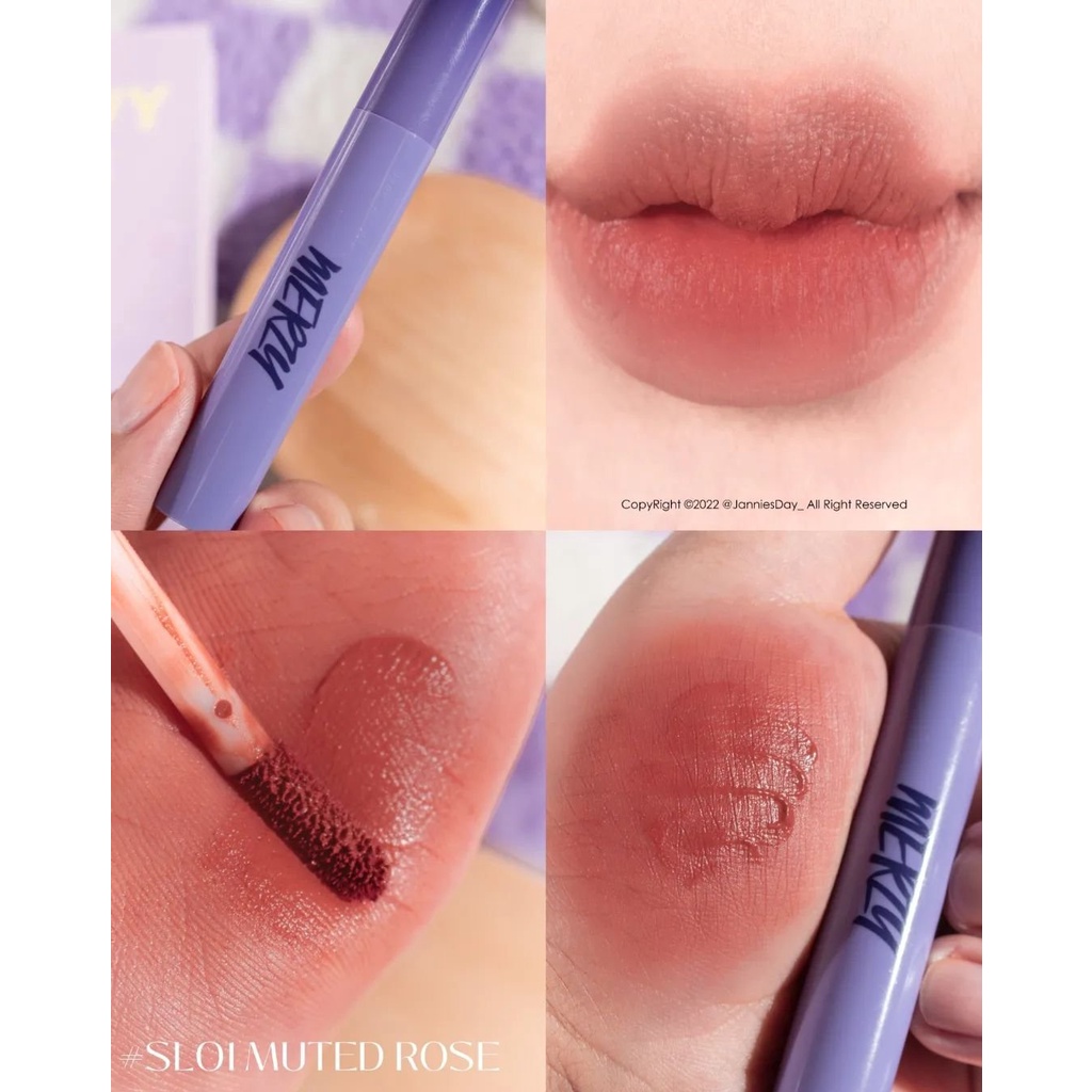 Combo Son Kem Lì Merzy Soft Touch Lip Tint 3g + Son Dưỡng Có Màu Merzy The Heritage All Day Lip Care 4g