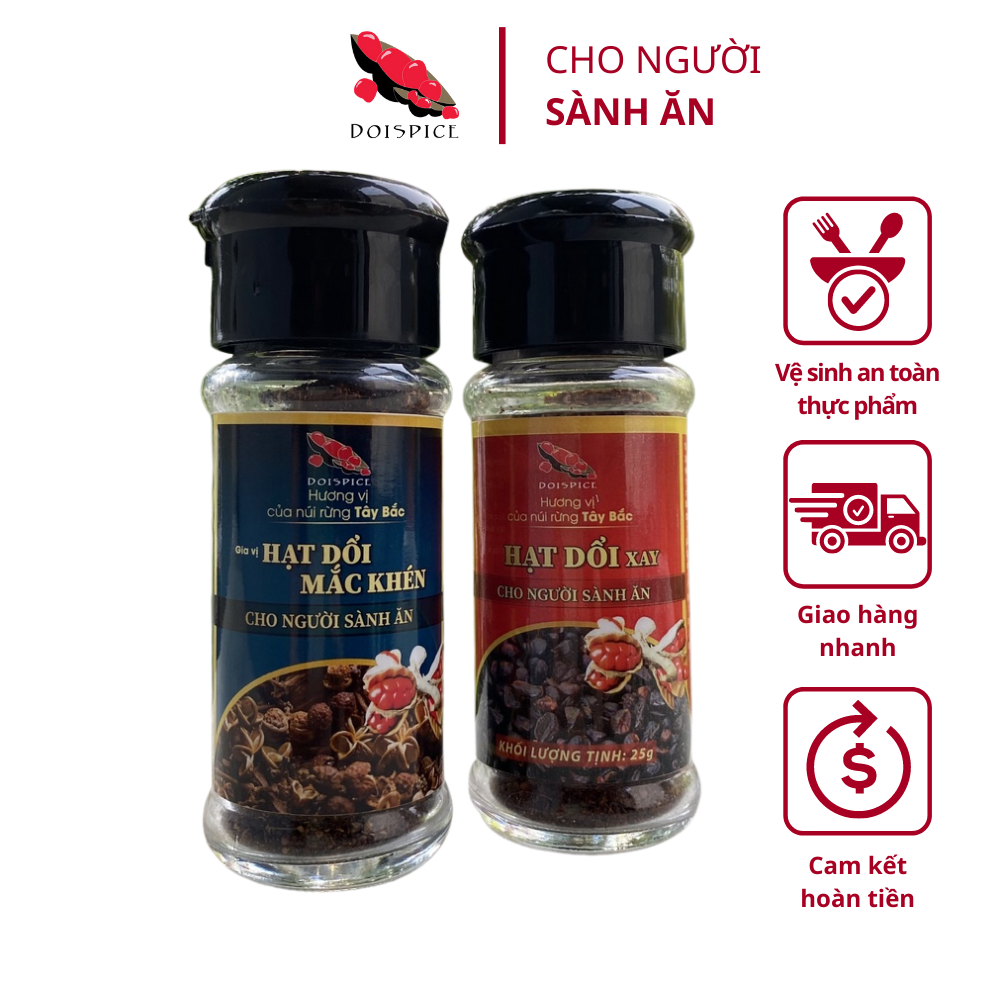 COMBO: Hạt Dổi xay + Hạt Dổi-Mắc Khén