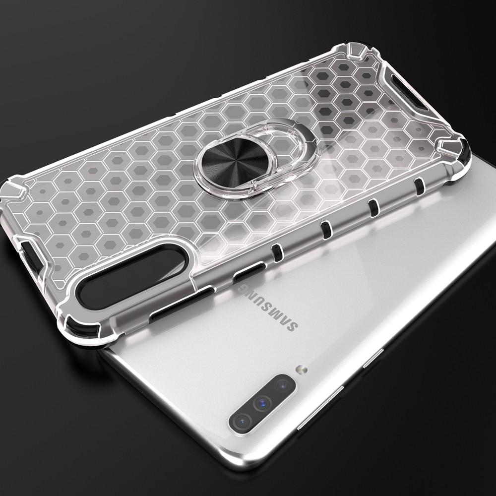 Ốp lưng cho Samsung A30S A31 A50 A50S A51 A70 A71 chống sốc họa tiết tổ ong kèm nhẫn iring