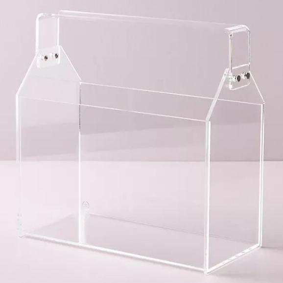 Hộp mica có tay cầm, nhiều kích thước - 30x15x33cm (DxRxC)