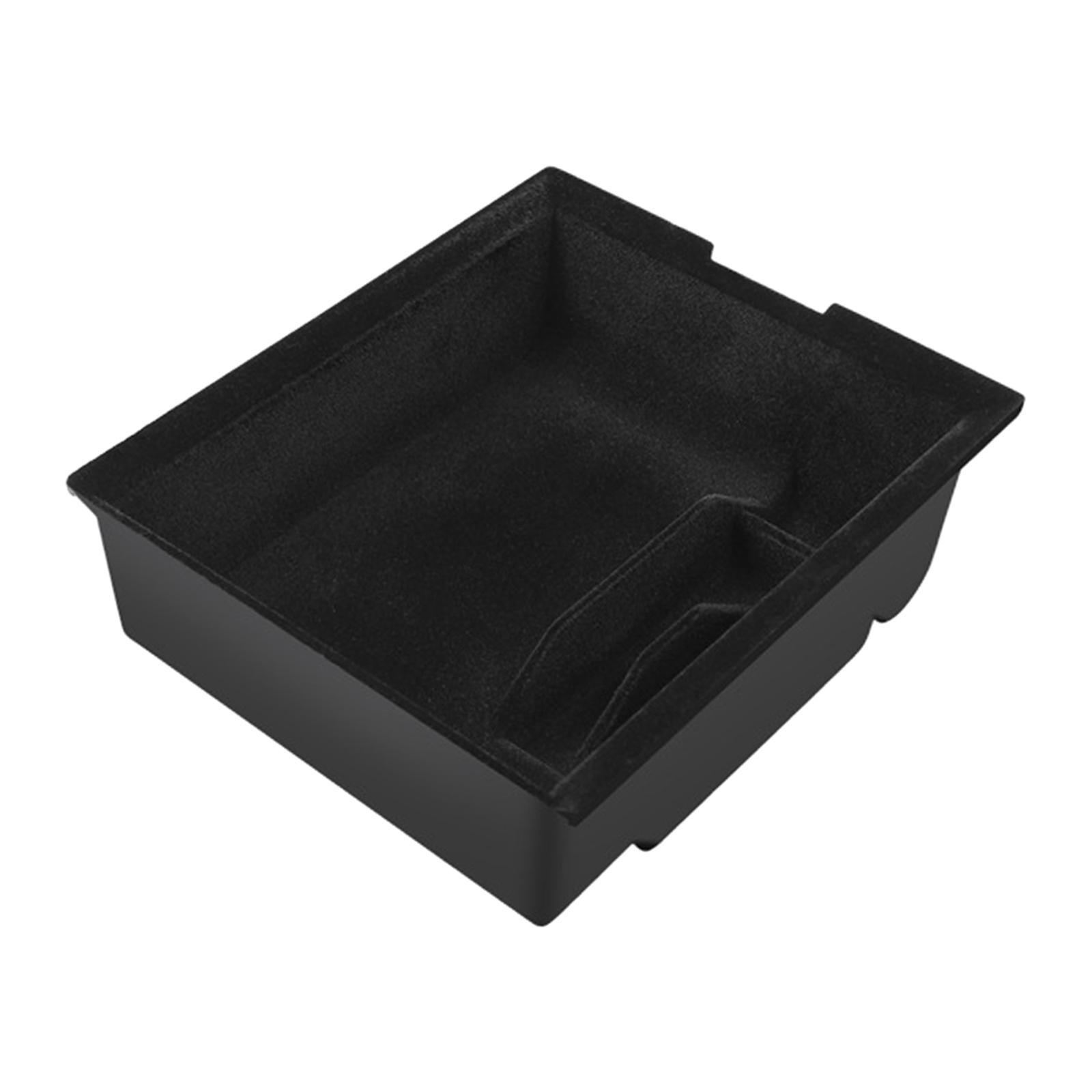Console Organizer Tray Front Flocking