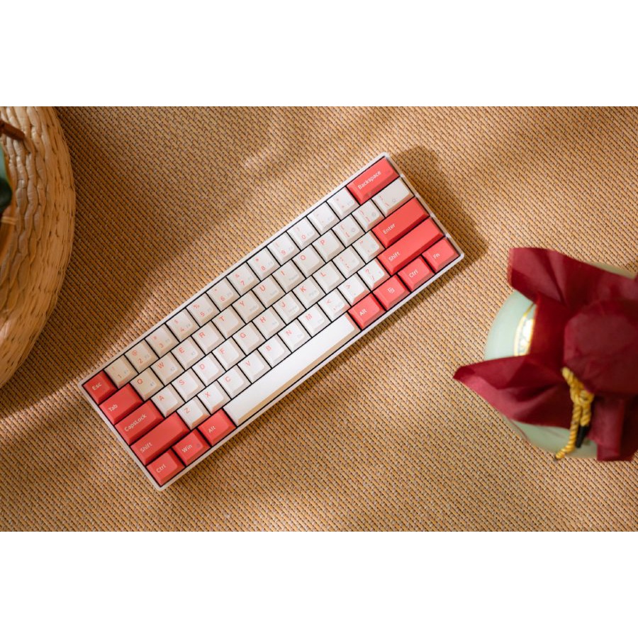 Bàn phím cơ không dây Dual Mode Newmen GM610Dy (MX Hotswap, Bluetooth 5.0, Layout Mac &amp; Win, Keycap PBT Cherry Profile ), bảo hành 24 tháng - Hàng chính hãng