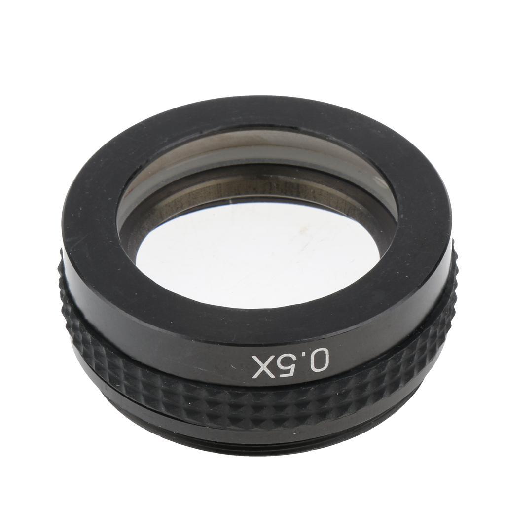 0.5 Compartment Barlow Auxiliary Lens with 42 Mm Mounting Thread for Stereo Microscope