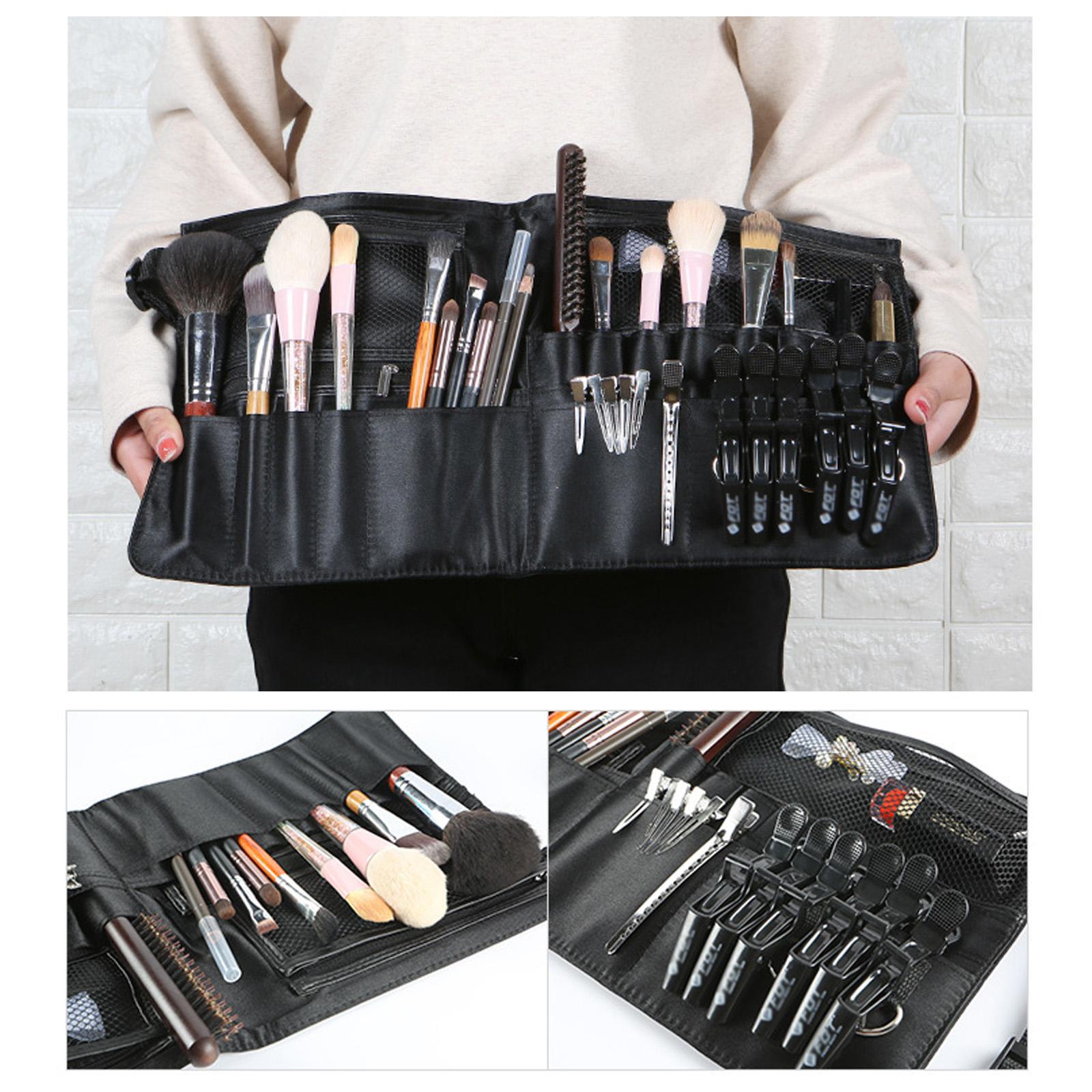 Túi đeo thắt lưng đựng dụng cụ trang điểm với đai điều chỉnh chất liệu vải sợi Nylon