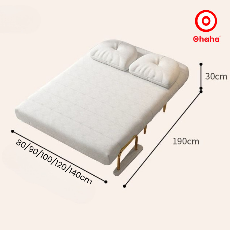 [GIÁ RẺ - Miễn phí vận chuyển &amp; Lắp đặt tại TP.HCM] Ghế Sofa giường gấp gọn bọc nệm thông minh, kiểu dáng hiện đại - SFG002
