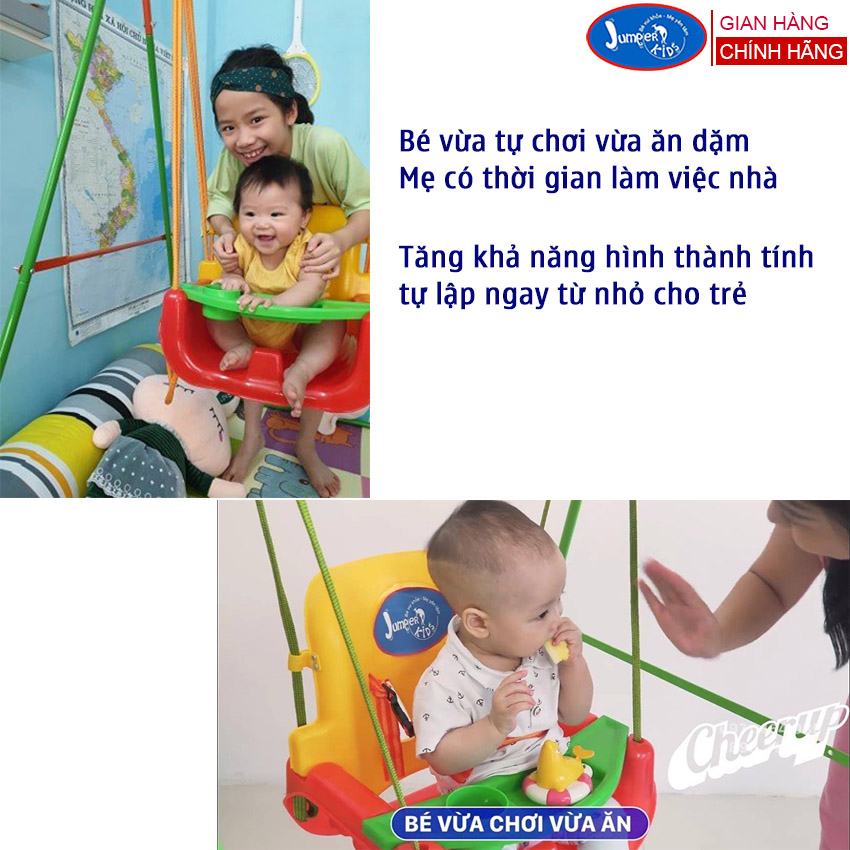 Bộ Ghế Xích Đu Và Đai Địu Dùng Với Xích Đu Nhún Nhảy Tập Đi Cho Bé JUMPER KIDS