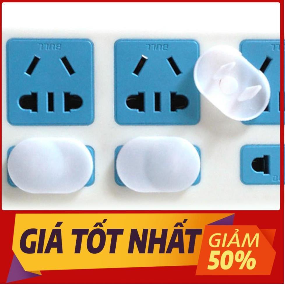 Nút bịt ổ điện nắp cắm 2 chân chống giật an toàn cho bé trẻ em