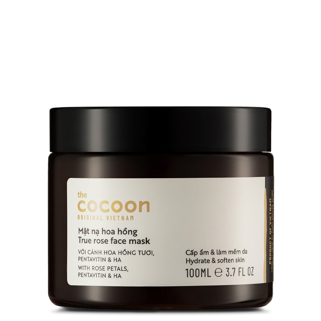 Mặt nạ hoa hồng Cocoon cấp ẩm & làm mềm da 100ml