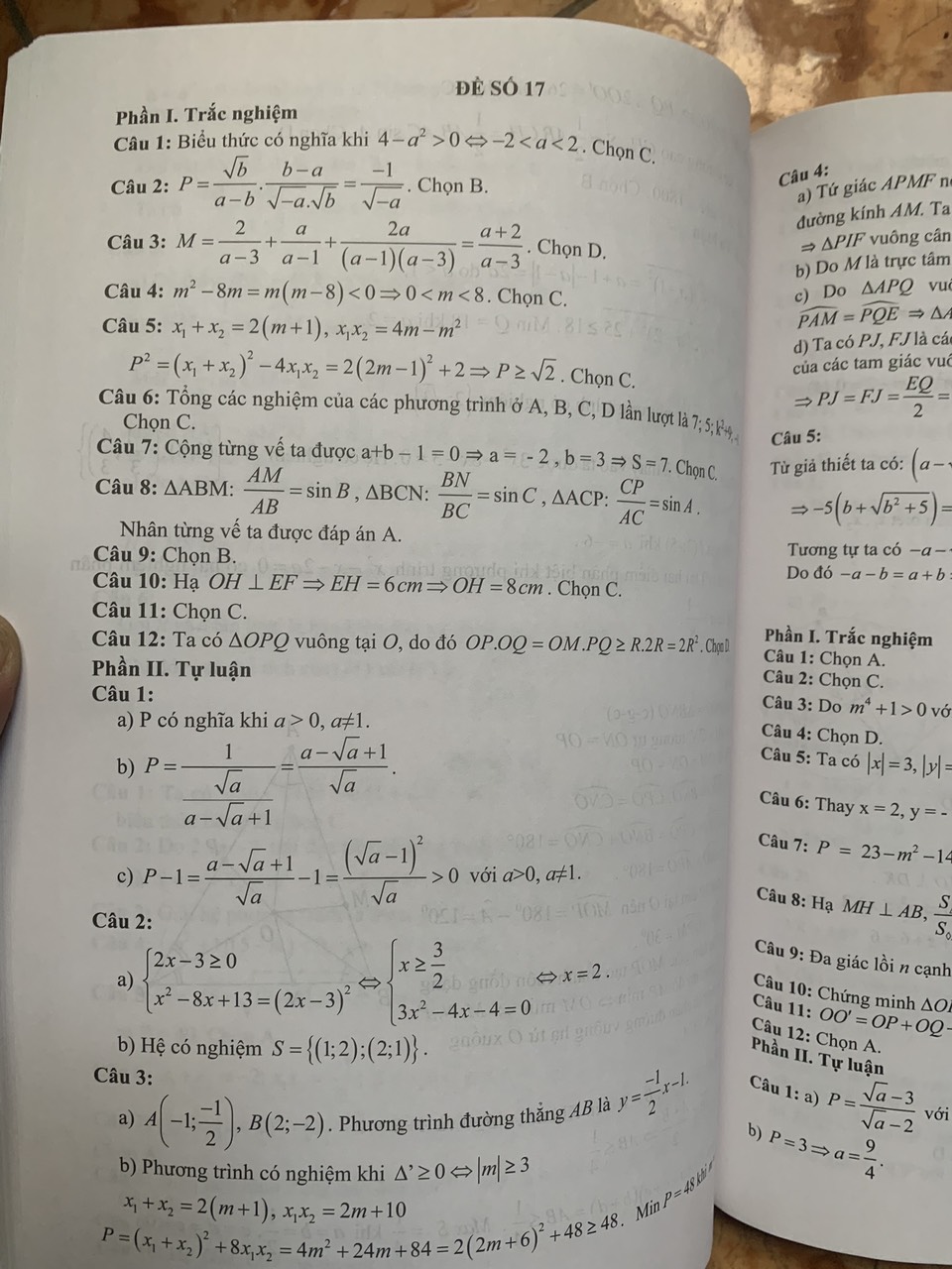 Bộ đề ôn luyện thi vào lớp 10 THPT Môn Toán