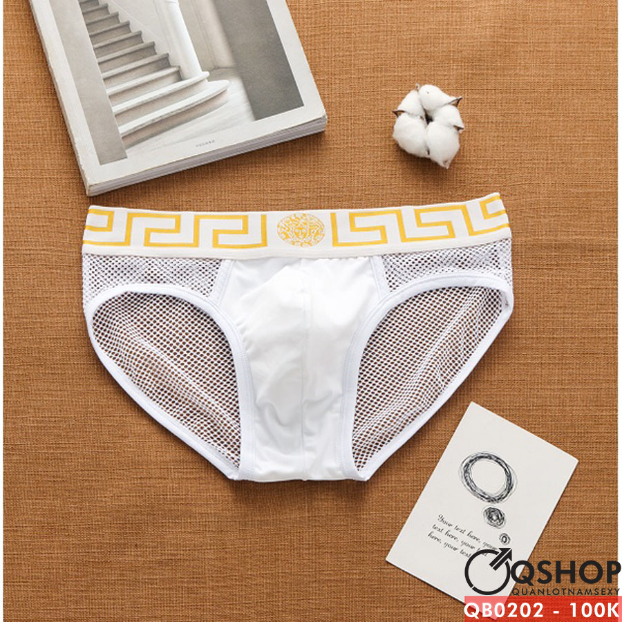 Quần lót tam giác nam thun lưới lỗ QSHOP QB0202