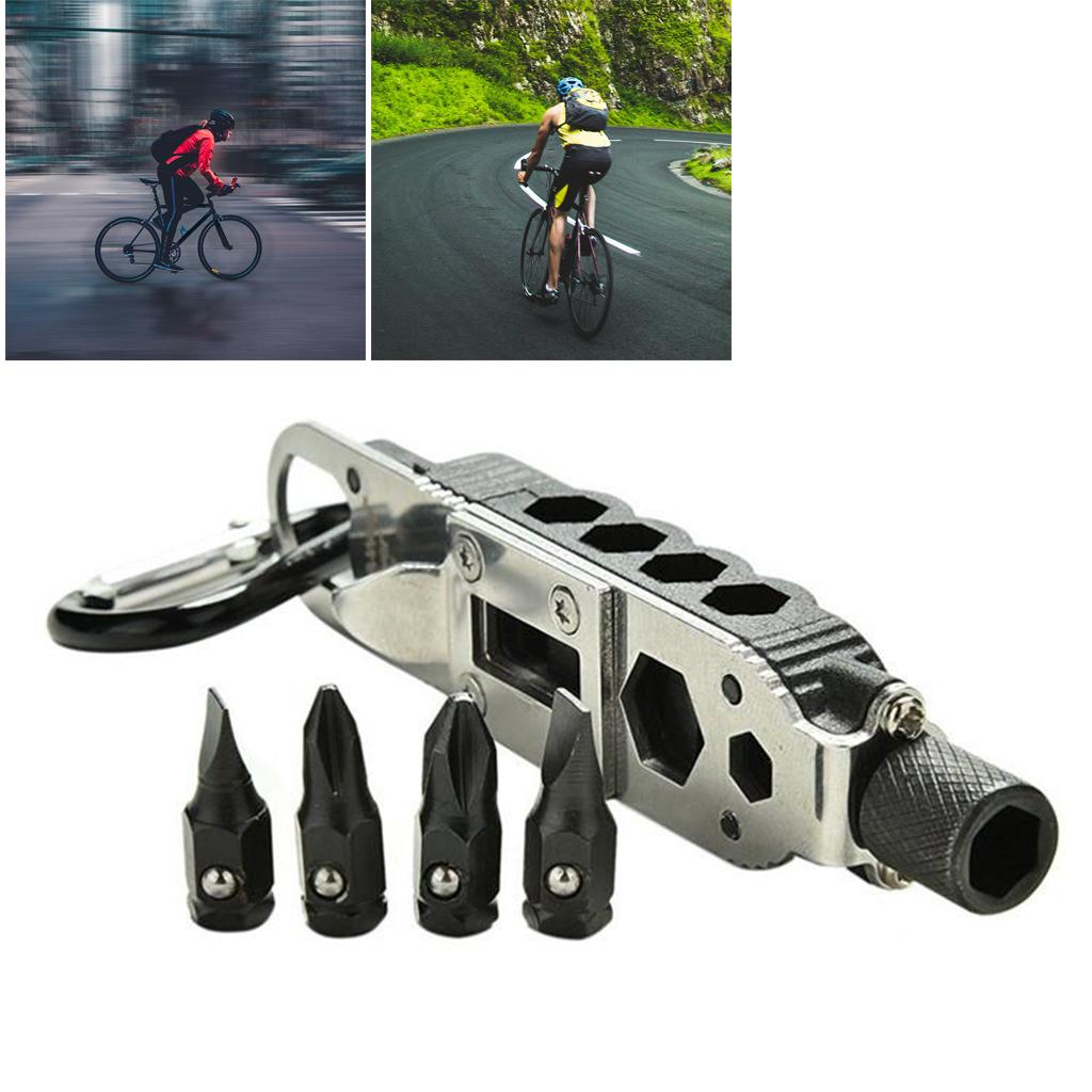 Alloy Multi-Tool Screwdriver Keychain Outdoor Camping Maintenance
