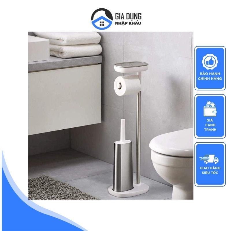 Kệ Để Giấy Vệ Sinh Và Hộp Đựng Cọ Rửa Bồn Cầu Toilet Joseph Joseph, Bộ Dụng Cụ Nhà Tắm, Vệ Sinh Bồn Cầu, Nhập Đức