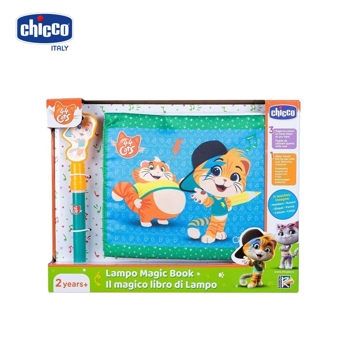 Tập tô màu diệu kì Chicco Magic Book màu xanh