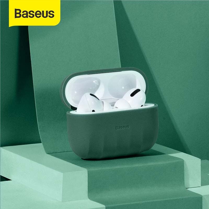 Vỏ Silicone Bảo Vệ Chống Sốc Cho Airpods Pro - Hàng Chính Hãng Baseus