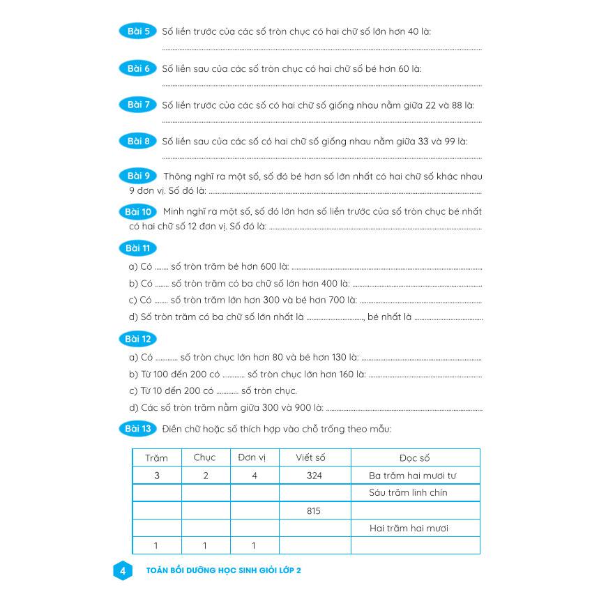 Sách - Toán Bồi Dưỡng Học Sinh Giỏi Lớp 2