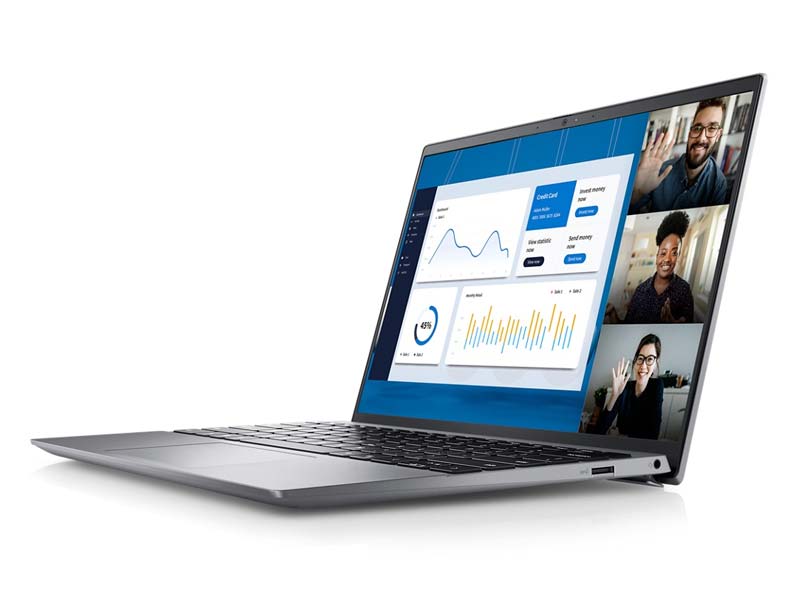 Máy Tính Xách Tay Laptop Dell Vostro 13 5320 M32DH1 Core i5-1240P, 8GD5, 256SSD, 13.3FHD+, ALU, FP, 4C54WHr, W11SL+OFFICE ST, LED_KB, ProSup, XÁM - Hàng Chính Hãng