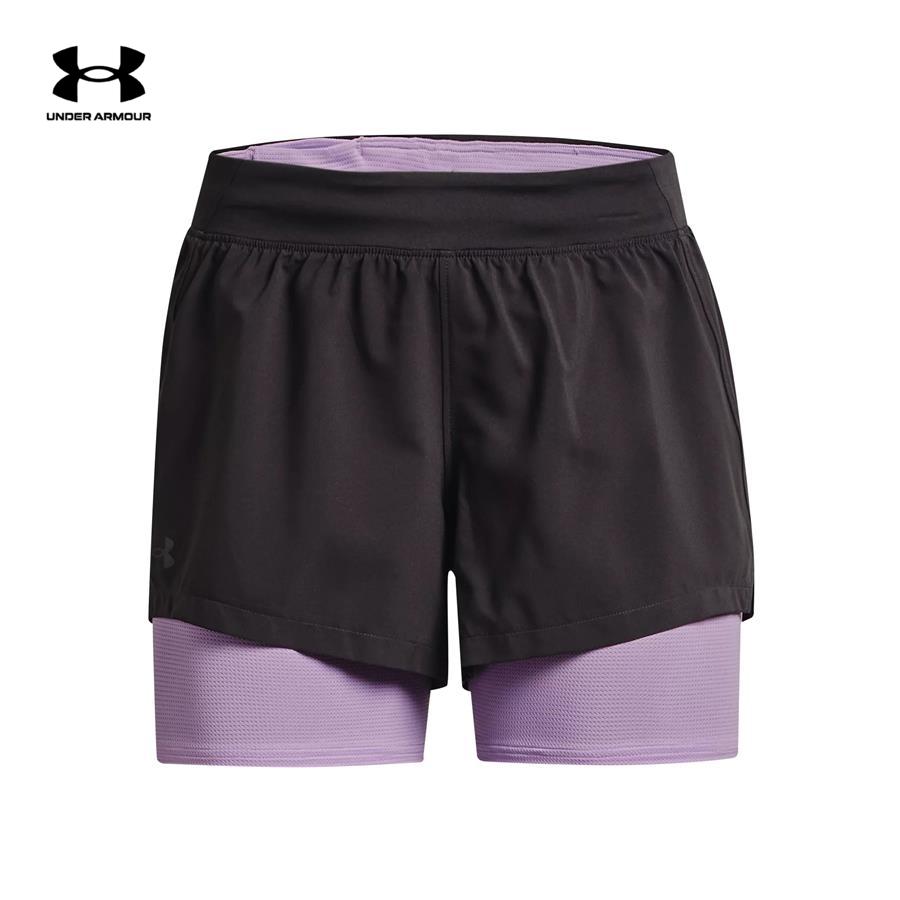 Quần ngắn thể thao nữ Under Armour Iso-Chill Run 2N1 - 1361582-011