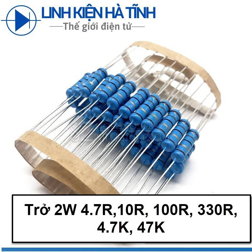 điện trở 2W 4.7R 10R 100R 330R 4K7 47K