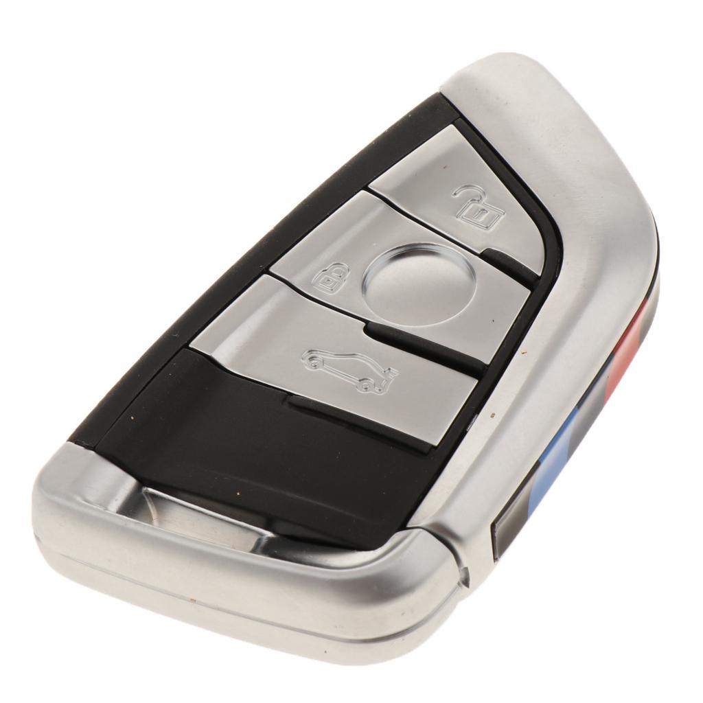 Car Key Case for BMW X5 X6 -Protective Key Fob Cover for BMW 3 Button Remote Control Car Key