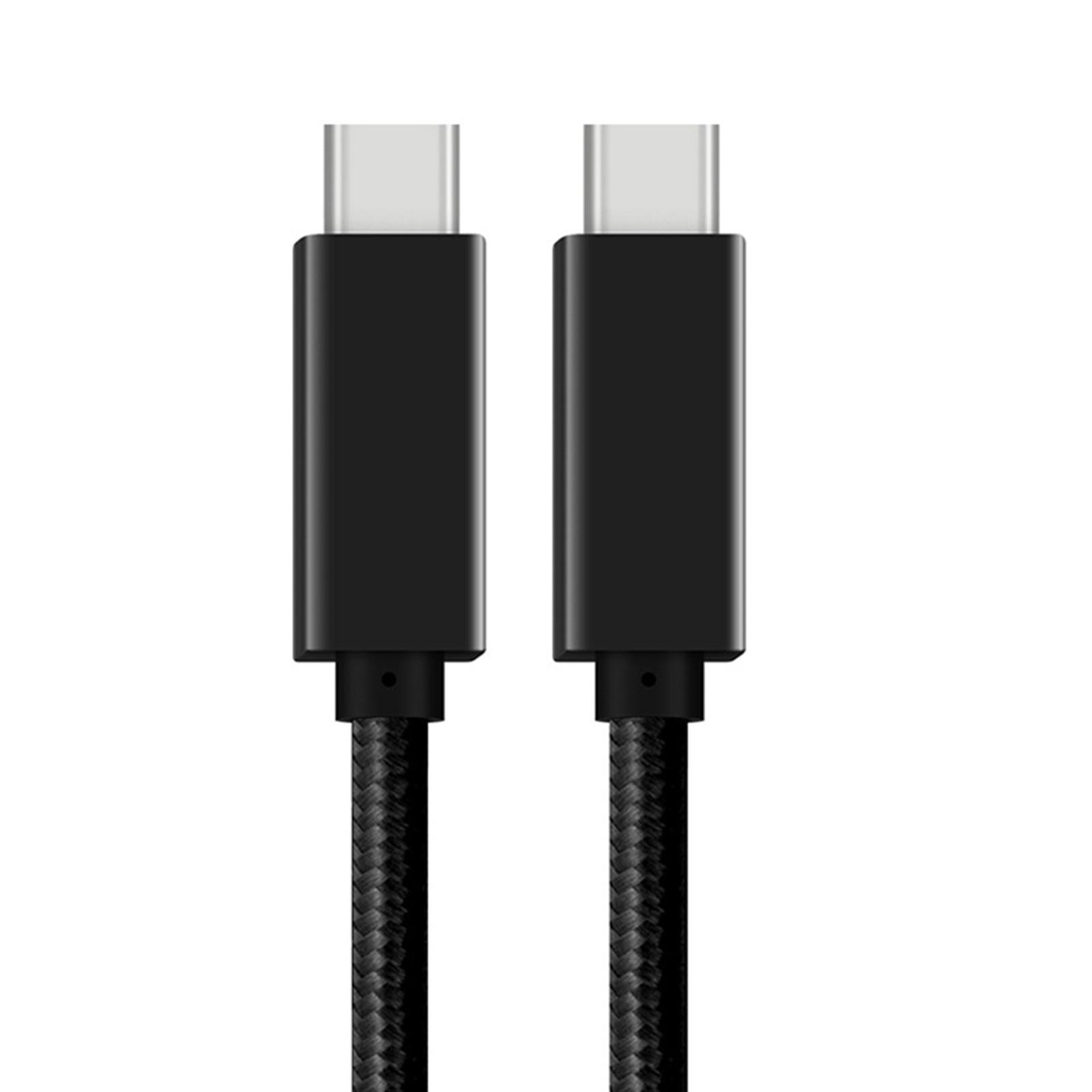 Braided Nylon to USB 3.1 Cable 100W PD Fast Charging 1 Meter
